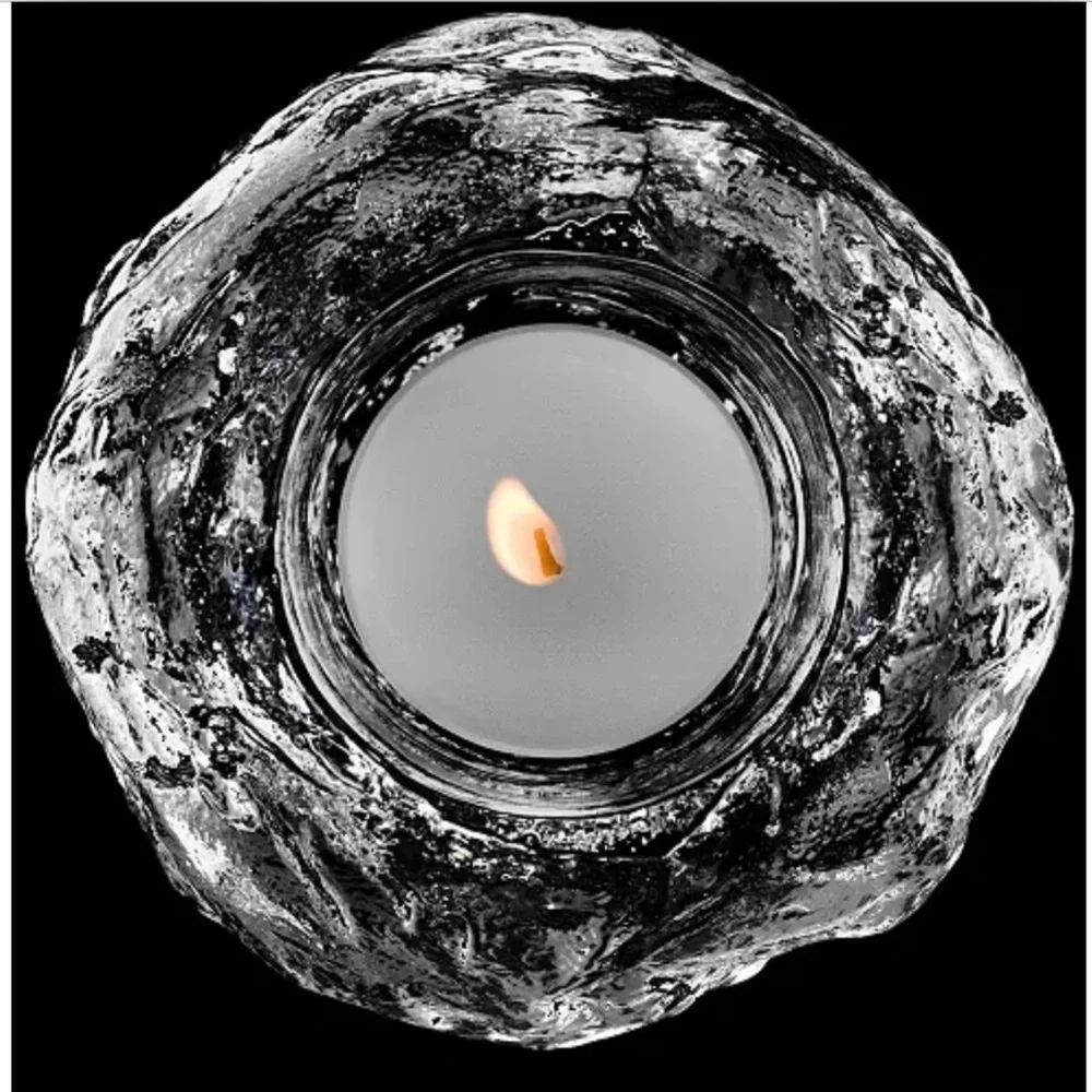 Kosta Boda Snowball Votive Holder Tea Light Candle Holder Ann Wolff Medium